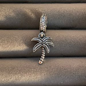 Pandora RETIRED Palm Tree Dangle